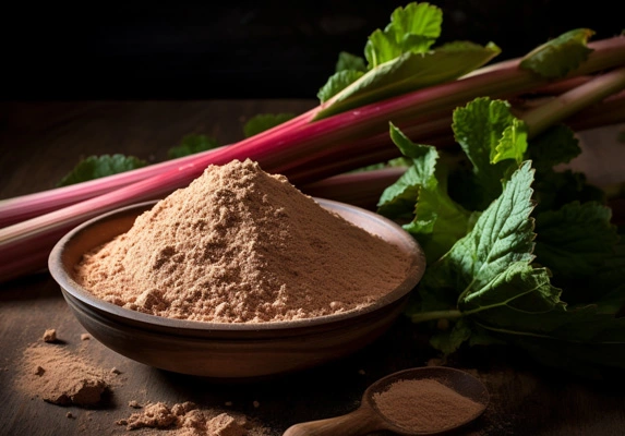 organic rhubarb root powder 01