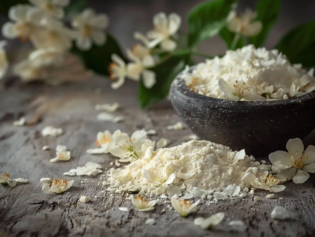 Comparing Jasmine Flower Powder to Other Natural Beauty Ingredients